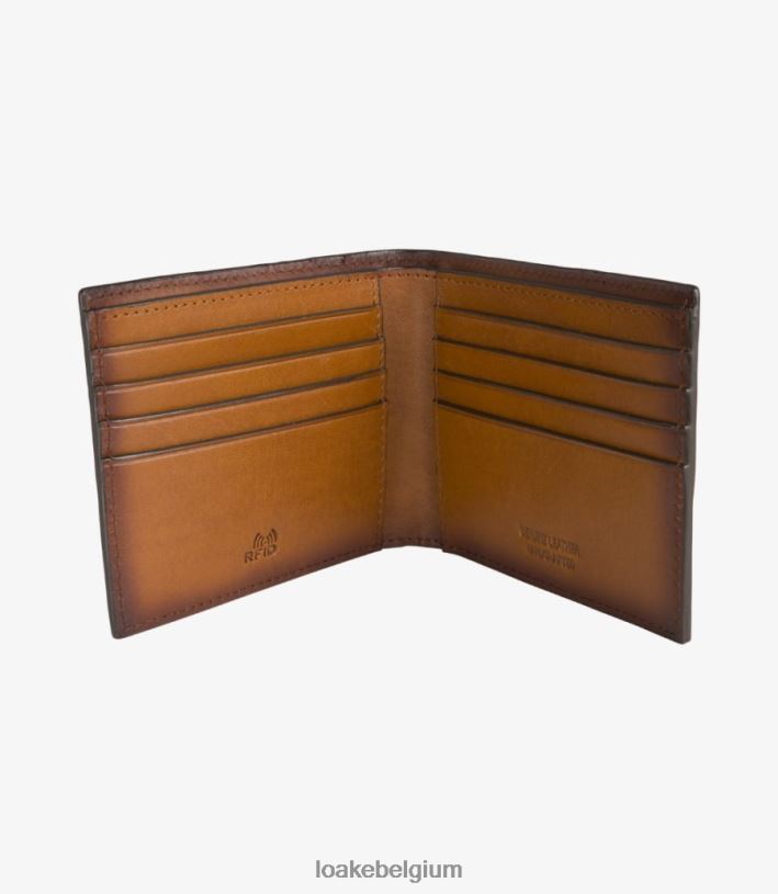 LoakeT08RD234 middellandse portemonnee leer bruin