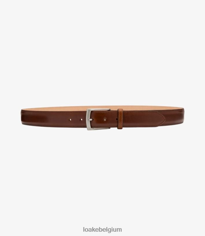 LoakeT08RD206 Hendrik riem accessoires mahonie