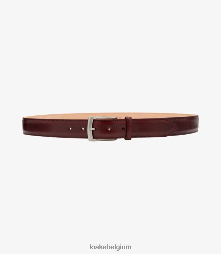 LoakeT08RD210 Hendrik riem accessoires bordeaux