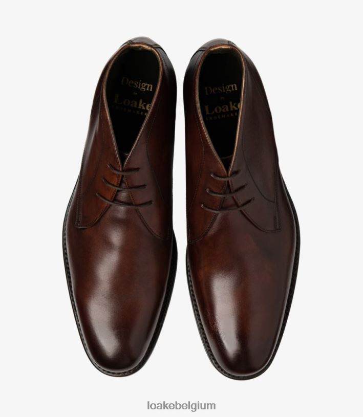 LoakeT08RD117 mijnen laarzen donker bruin