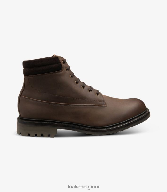 LoakeT08RD123 Kirkby laarzen bruin geolied nubuck