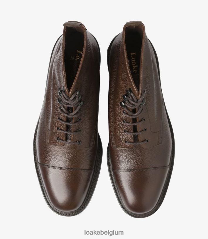 LoakeT08RD129 sedbergh laarzen donkerbruin graan