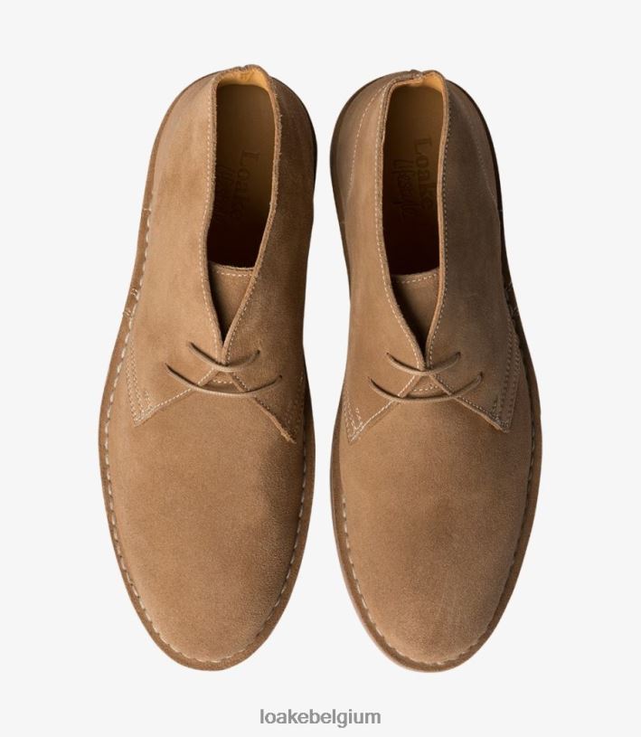 LoakeT08RD135 Sahara laarzen lichtbruin suède
