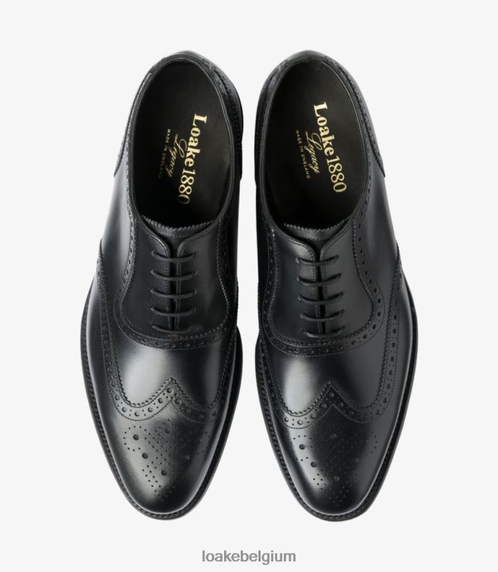 LoakeT08RD10 hodges brogues zwart