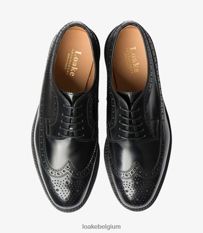 LoakeT08RD11 soeverein brogues zwart