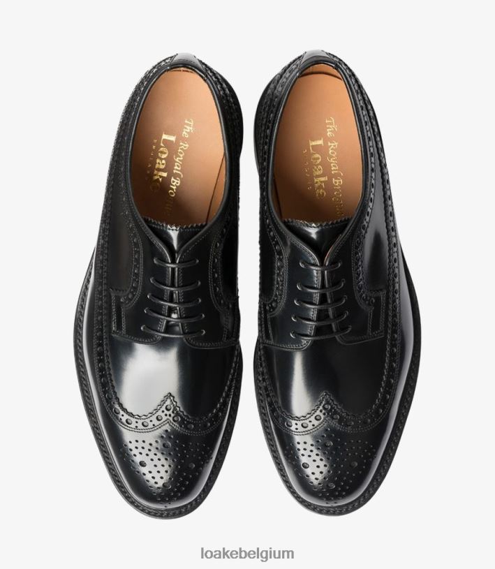 LoakeT08RD13 Koninklijk brogues zwart
