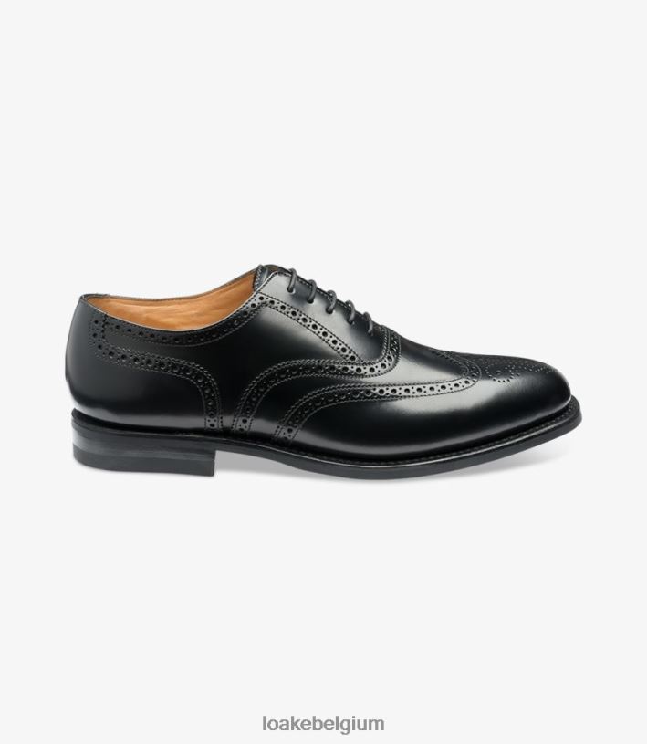 LoakeT08RD25 302 brogues zwart