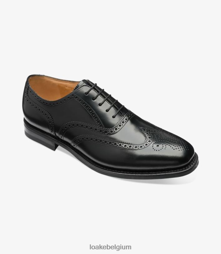 LoakeT08RD25 302 brogues zwart