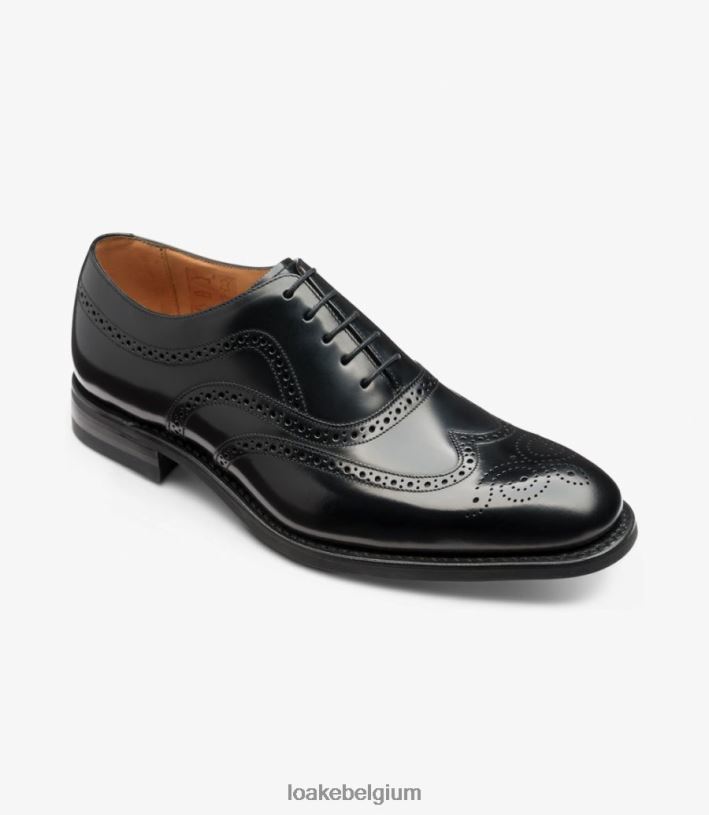 LoakeT08RD26 bloesemsbury brogues zwart