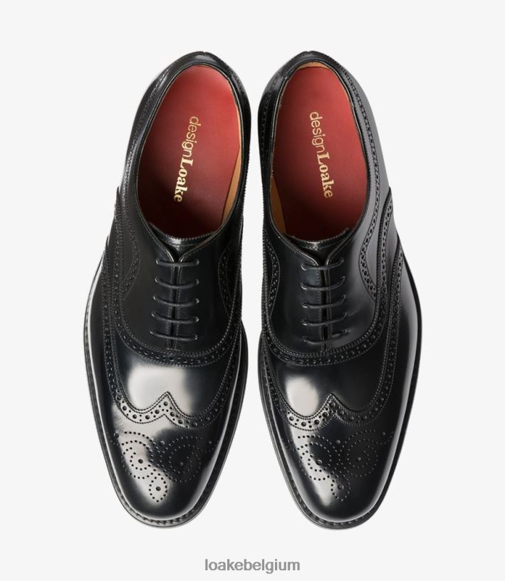 LoakeT08RD26 bloesemsbury brogues zwart