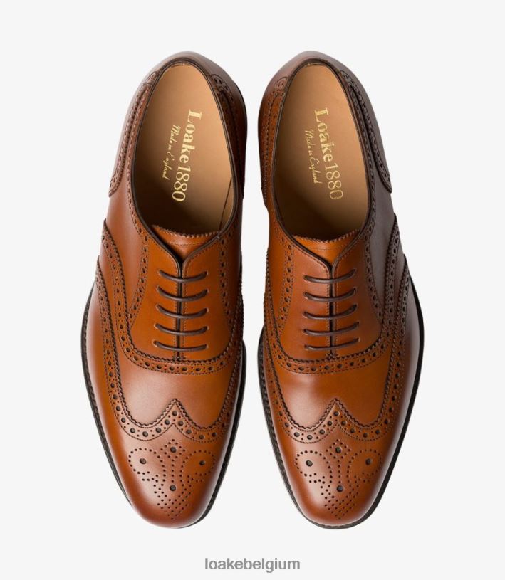 LoakeT08RD8 Buckingham brogues bruin