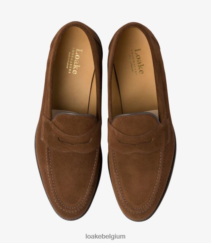 LoakeT08RD55 keizerlijk instappers bruin suède